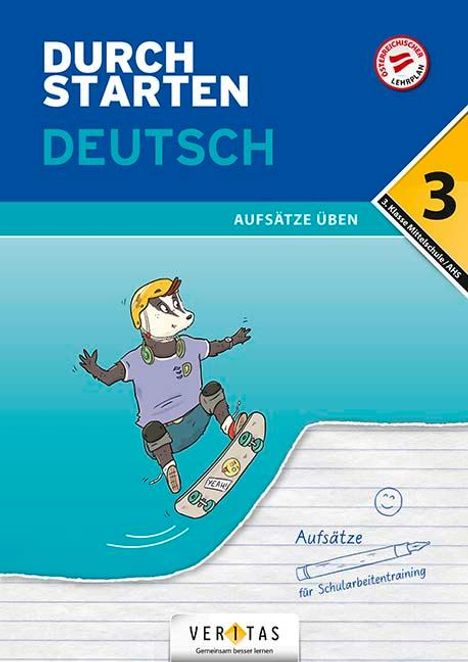 Jutta Hofer: Durchstarten 3. Klasse - Deutsch Mittelschule/AHS - Aufsätze, Buch