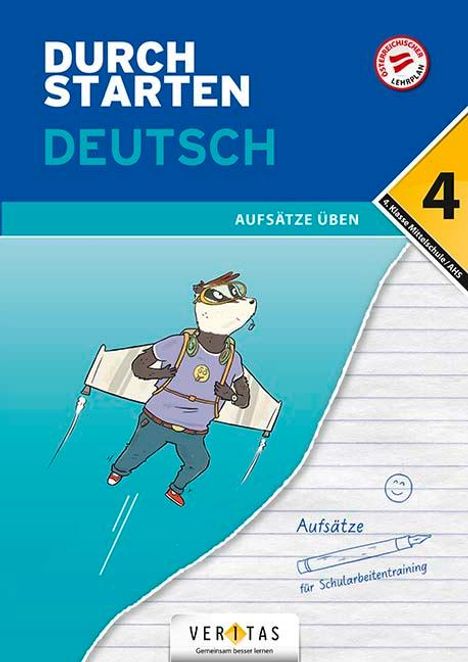 Jutta Hofer: Durchstarten 4. Klasse - Deutsch Mittelschule/AHS - Aufsätze, Buch