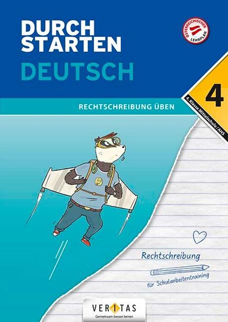 Vera Igler: Durchstarten 4. Klasse - Deutsch Mittelschule/AHS - Rechtschreibung, Buch