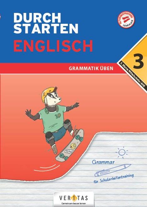Franz Zach: Durchstarten 3. Klasse - Englisch Mittelschule/AHS - Grammatik, Buch
