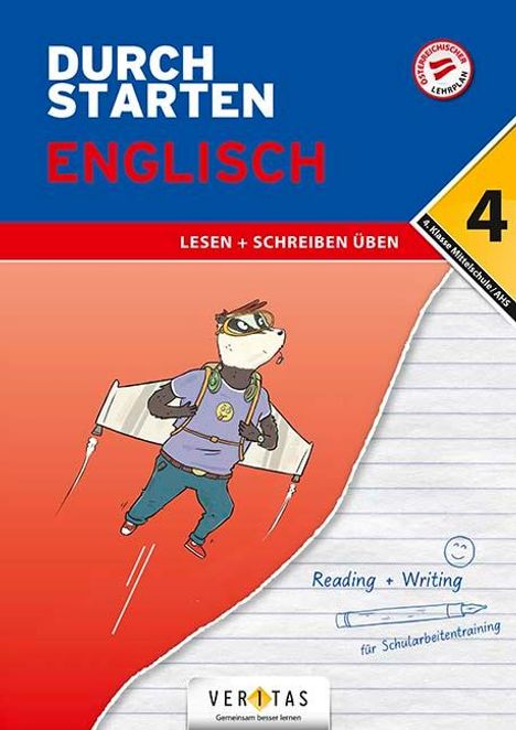 Nicole Eisinger-Müllner: Durchstarten 4. Klasse - Englisch Mittelschule/AHS - Lesen und Schreiben, Buch