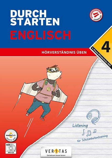 Nicole Eisinger-Müllner: Durchstarten 4. Klasse - Englisch Mittelschule/AHS - Hörverständnis, Buch