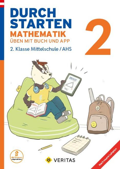 Markus Olf: Durchstarten 2. Jahrgangsstufe - Mathematik - Mittelschule/AHS - Übungsbuch mit Lösungen und App, Buch