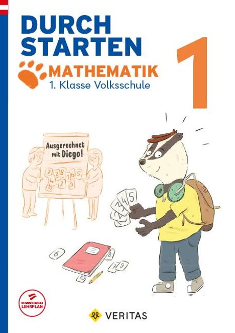 Melanie Puff: Durchstarten 1. Klasse - Volksschule - Ausgerechnet mit Diego! Mathematik - Übungsbuch, Buch
