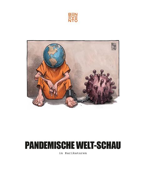Pandemische Welt-Schau in Karikaturen, Buch