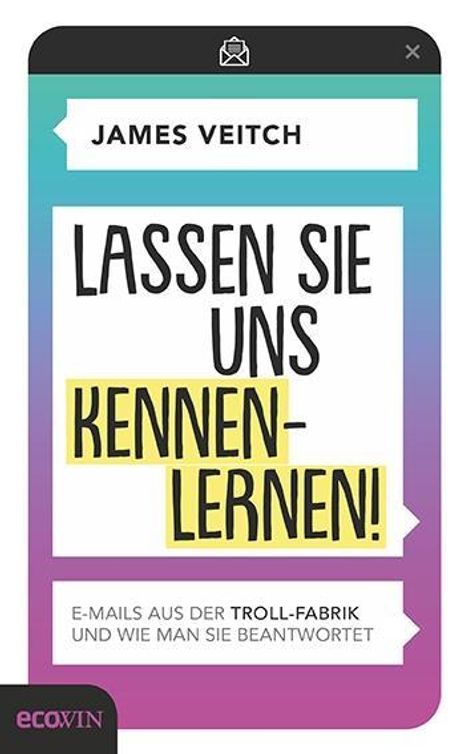 James Veitch: Lassen Sie uns kennenlernen!, Buch