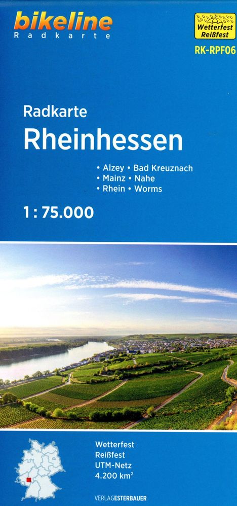 Radkarte Rheinhessen 1 : 75.000 (RK-RPF06), Karten