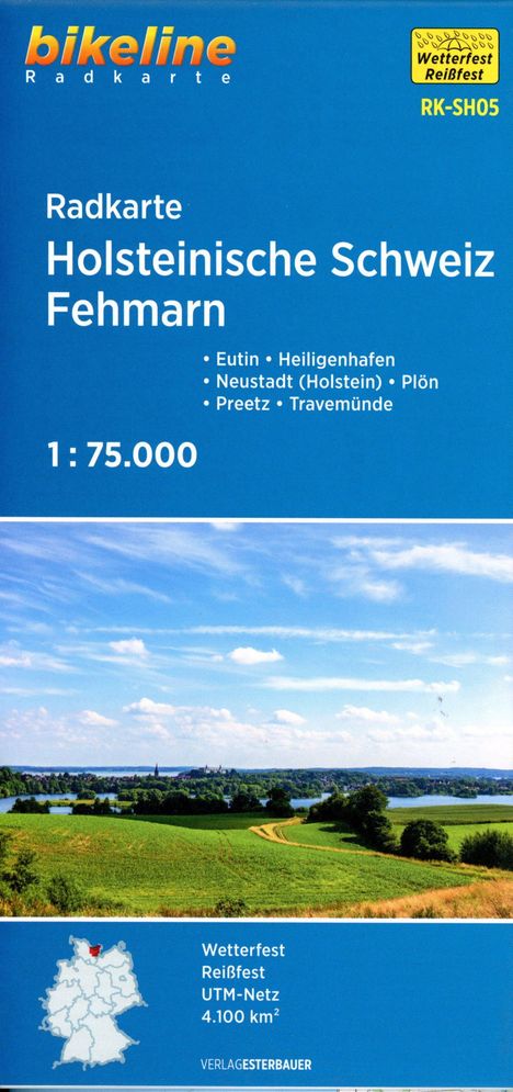 Radkarte Holsteinische Schweiz Fehmarn (RK-SH05), Karten