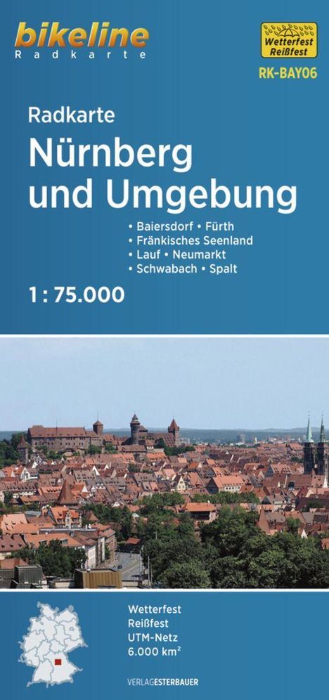 Radkarte Nürnberg und Umgebung (RK-BAY06), Karten