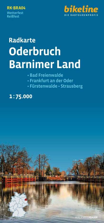 Radkarte Oderbruch Barnimerland, Karten