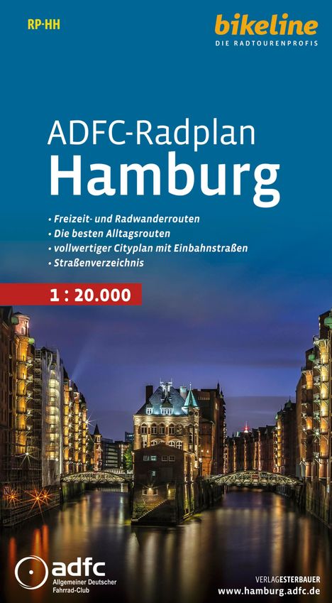 ADFC-Radplan Hamburg, Karten
