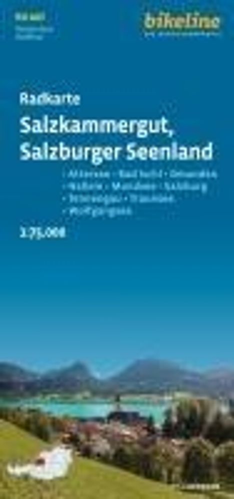 Radkarte Salzkammergut - Salzburger Seenland (RK-A05), Karten