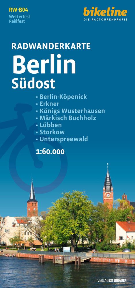 Radwanderkarte Berlin Südost RW-B04, Karten