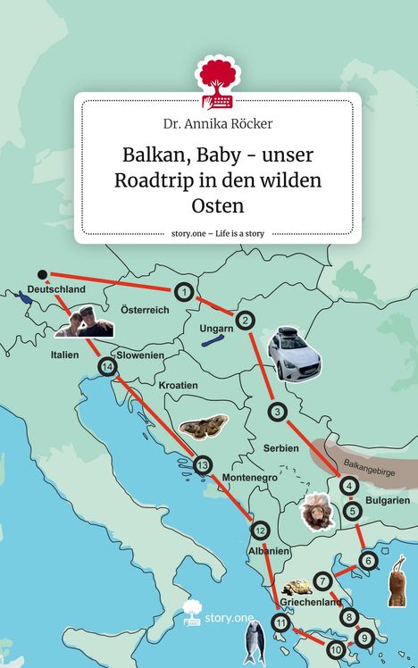 Annika Röcker: Balkan, Baby - unser Roadtrip in den wilden Osten. Life is a Story - story.one, Buch