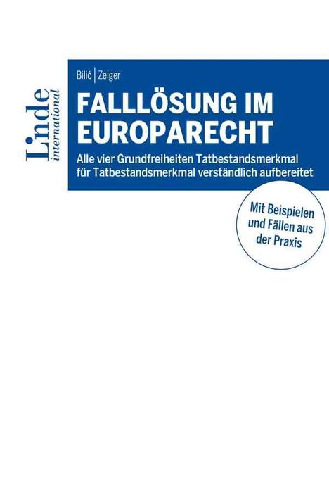 Marija Bili¿: Falllösung im Europarecht, Buch