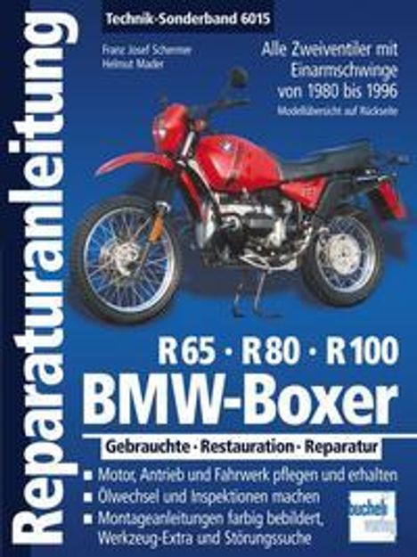 BMW Boxer R65, R80, R100, Buch