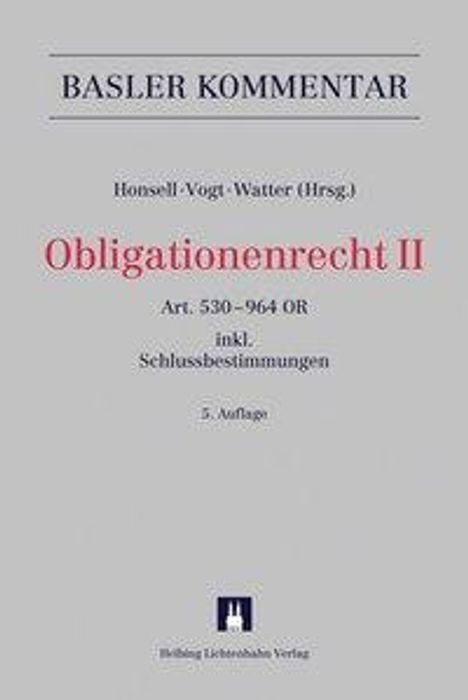 Stephen V. Berti: Obligationenrecht II, Buch