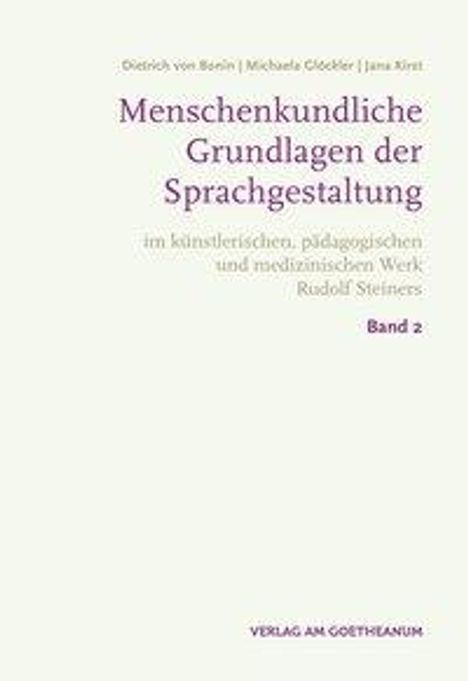 Dietrich von Bonin: Menschenkundische Grundlagen der Sprachgestaltung, Buch
