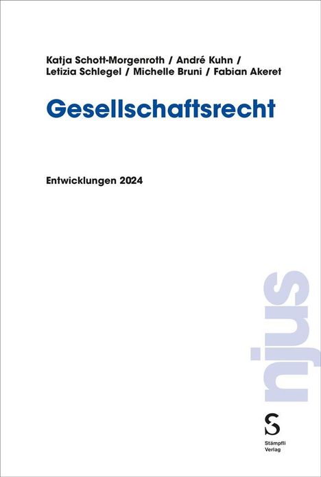 Katja Schott-Morgenroth: Gesellschaftsrecht, Buch