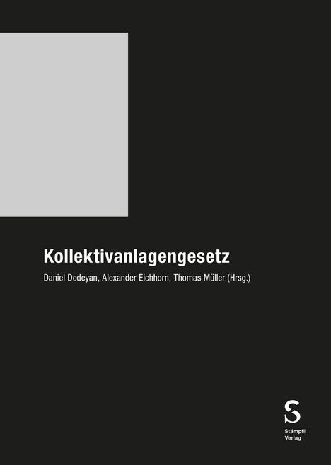 Kollektivanlagengesetz, Buch