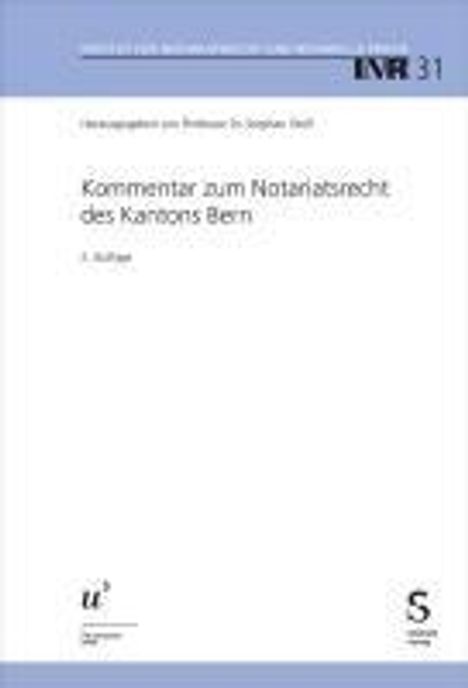 Kommentar zum Notariatsrecht des Kantons Bern, Buch