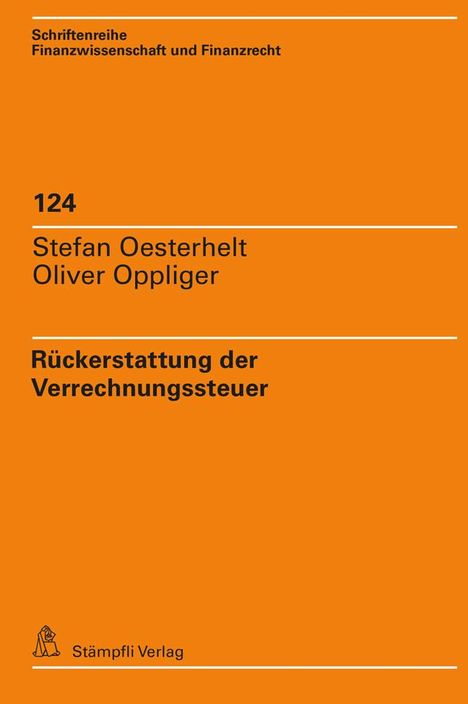 Stefan Oesterhelt: Rückerstattung der Verrechnungssteuer, Buch