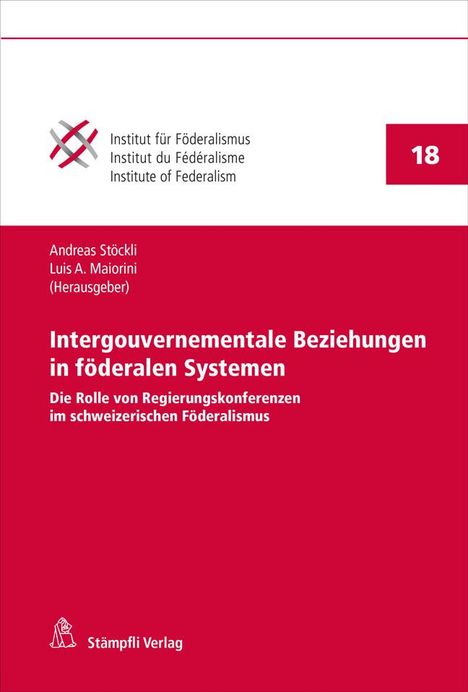 Intergouvernementale Beziehungen in föderalen Systemen, Buch