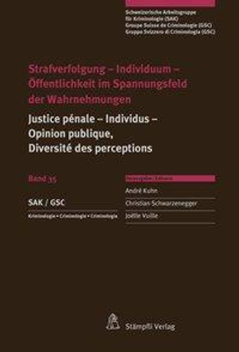 Mirjam Loewe-Baur: Strafverfolgung - Individuum - Öffentlichkeit im Spannungsfeld der Wahrnehmungen, Buch