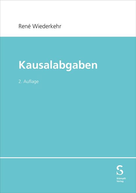 René Wiederkehr: Kausalabgaben, Buch