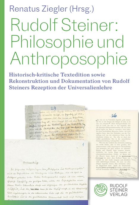 Renatus Ziegler: Philosophie und Anthroposophie, Buch