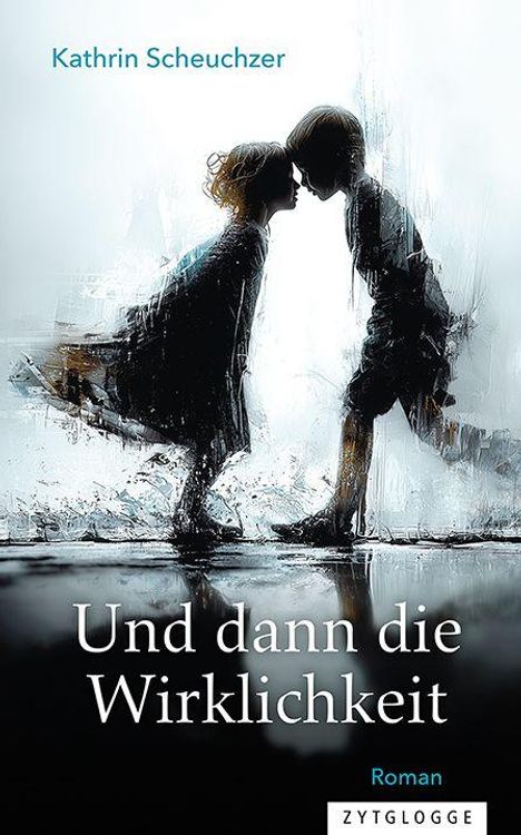 "Und dann die Wirklichkeit" ist der Titel. Illustration: Silhouetten von einem Jungen und einem Mädchen, die sich beinahe berühren.