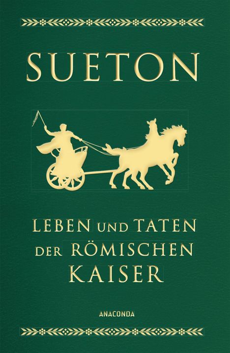 Sueton: Sueton: Leben und Taten der römischen Kaiser (Cabra-Leder), Buch