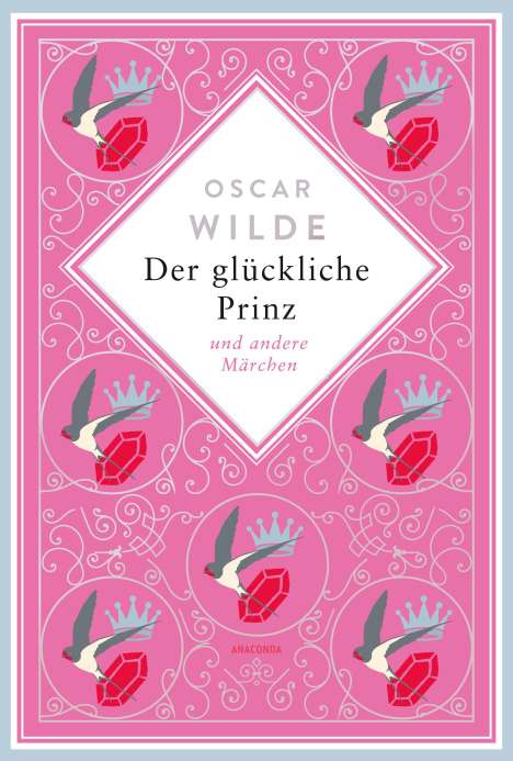 Oscar Wilde: Der glückliche Prinz. Märchen. Schmuckausgabe mit Silberprägung, Buch