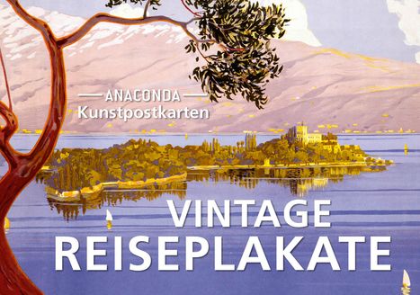 Postkarten-Set Vintage-Reiseplakate, Diverse