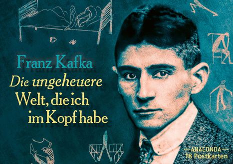 Postkarten-Set Franz Kafka - Die ungeheure Welt, die ich im Kopf habe, Buch