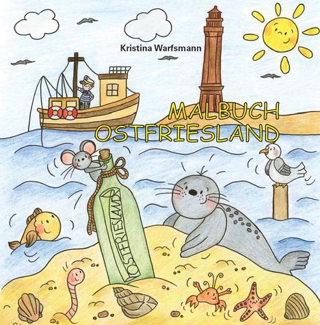 Malbuch Ostfriesland, Buch