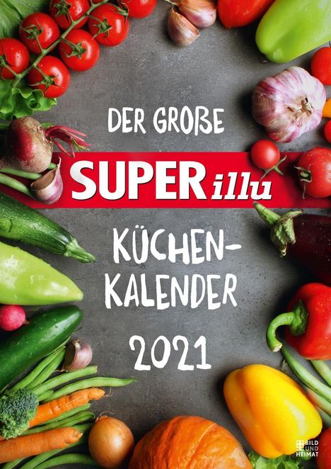 große SUPERillu Küchenkal. 2021, Kalender