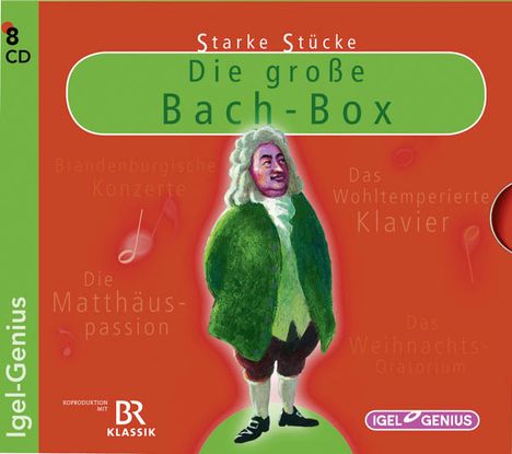 Starke Stücke für Kinder: Die große Bach-Box, 8 CDs