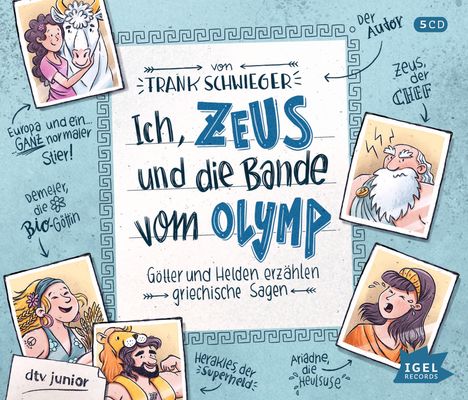 Frank Schwieger: Ich, Zeus, und die Bande vom Olymp, 5 CDs