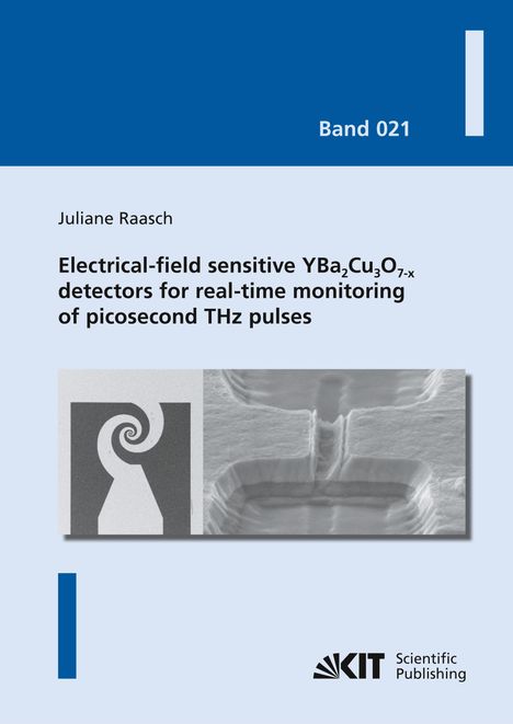 Juliane Raasch: Electrical-field sensitive YBa¿Cu¿O¿¿¿ detectors for real-time monitoring of picosecond THz pulses, Buch