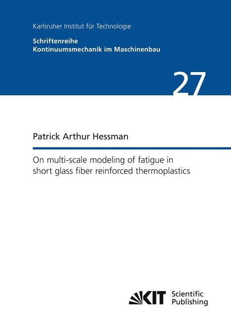 Oben steht "Karlsruher Institut für Technologie", darunter "Schriftenreihe Kontinuumsmechanik im Maschinenbau 27". Unten ist ein Logo.