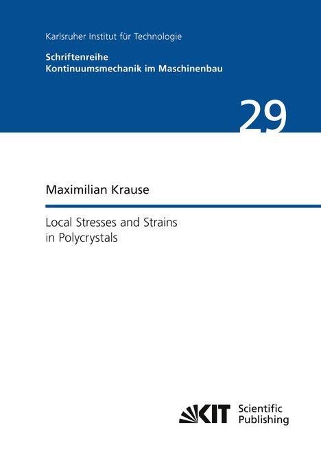 Oben: Karlsruher Institut für Technologie, Schrift 29. Unten: Titel, Name Maximilian Krause, KIT-Logo.