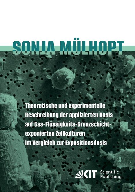 "Sonja Mülhopt" und "Kit Scientific Publishing". Hintergrund zeigt mikroskopische Partikel und Strukturen in Grün.