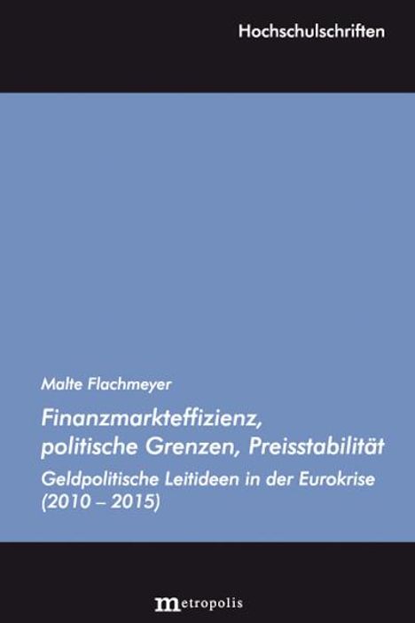 Malte Flachmeyer: Finanzmarkteffizienz, politische Grenzen, Preisstabilität, Buch
