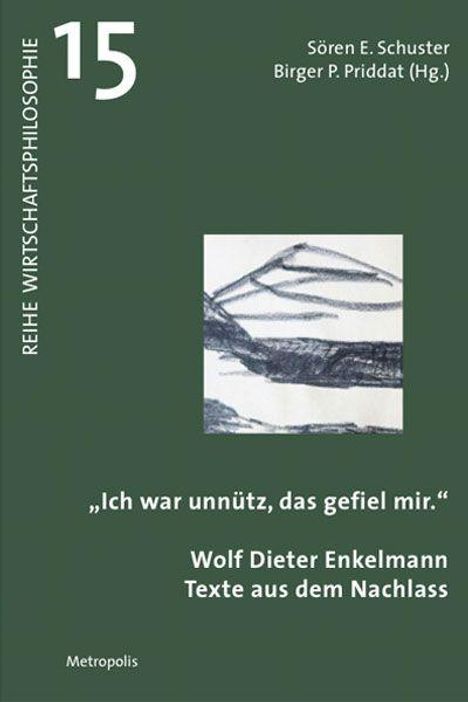 „Ich war unnütz, das gefiel mir.“ Wolf Dieter Enkelmann. Illustration: Abstrakte Linien auf weißem Hintergrund.
