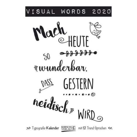 Visual Words 2020, Diverse