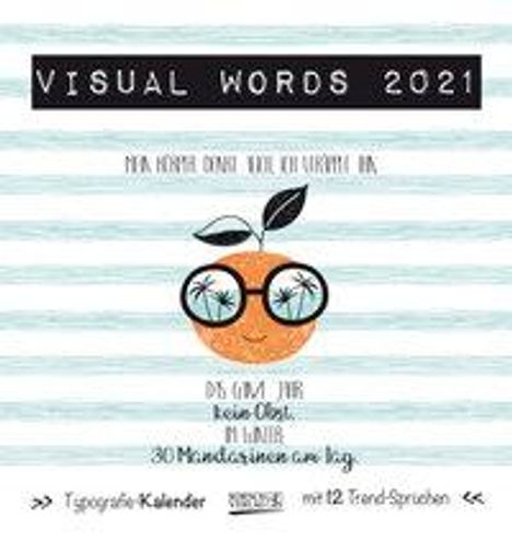 Visual Words Colour 2021, Kalender