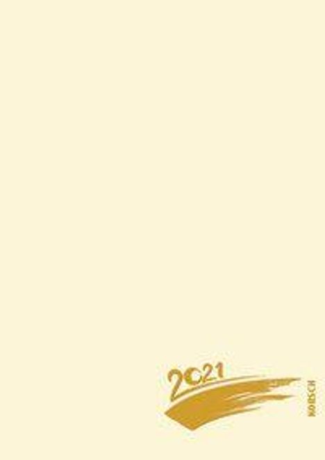 Foto-Malen-Basteln A4 chamois mit Folienprägung 2021, Kalender