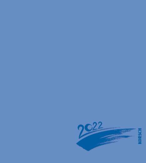 Foto-Malen-Basteln Bastelkalender blau 2022, Kalender