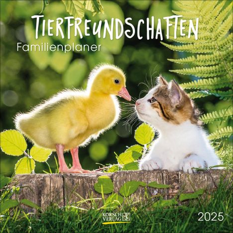 Tierfreundschaften - Familientimer 2025, Kalender